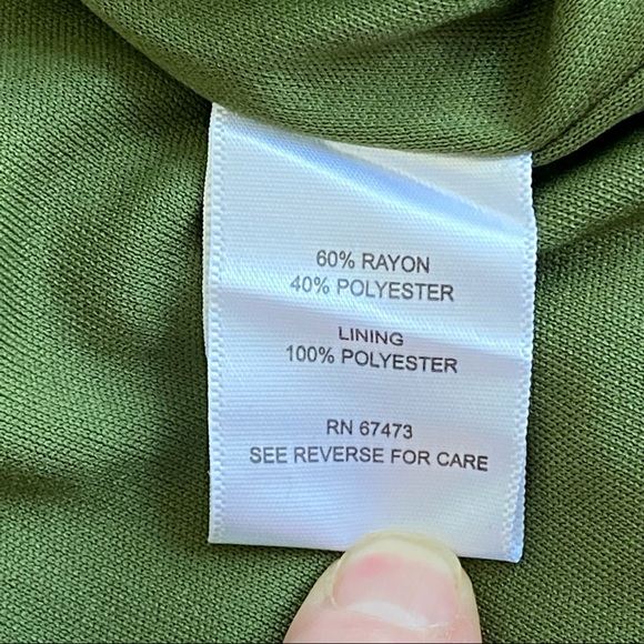 Taylor Olive Green Tiered Boho Dress - Picture 11 of 13